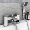 Flare Modern Bath Shower Mixer Tap + Shower Kit -Contemporary Taps Sales Store 1250 CR P1