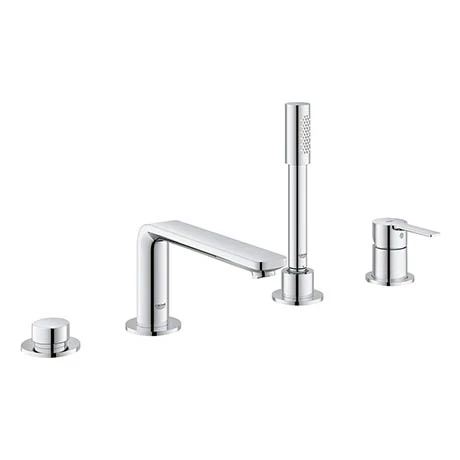 Grohe Lineare 4-Hole Single Lever Bath Combination - 19577001 3 Grohe Lineare 4-Hole Single Lever Bath Combination - 19577001