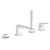 Grohe Eurocube 4-Hole Single Lever Bath Combination - 19897001 -Contemporary Taps Sales Store 19897001 P