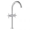 Grohe Atrio Crosshead XL-Size Mono Basin Mixer with Click Clack Waste - Chrome - 21044003 -Contemporary Taps Sales Store 21044003 P