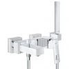 Grohe Eurocube Wall Mounted Bath Shower Mixer and Kit - 23141000 1 Grohe Eurocube Wall Mounted Bath Shower Mixer and Kit - 23141000 -Contemporary Taps Sales Store 23141000 P1