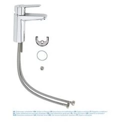 Grohe BauEdge Mono Basin Mixer - 23330000 -Contemporary Taps Sales Store 23330000 D3 460