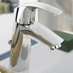 Grohe Eurosmart Mono Basin Mixer with Pop-up Waste - 2339310E -Contemporary Taps Sales Store 2339310E D2 460