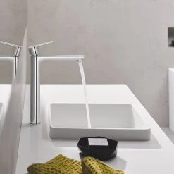 Grohe Lineare Tall Mono Basin Mixer - 23405001 -Contemporary Taps Sales Store 23405001 D5 460