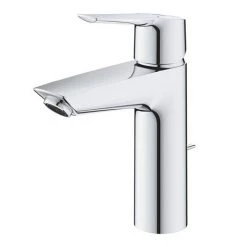 Grohe QuickFix Start M-Size Mono Basin Mixer with Pop-up Waste - 23455002 -Contemporary Taps Sales Store 23455002 D2 460