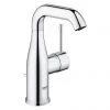Grohe Essence M-Size Mono Basin Mixer with Pop-up Waste - Chrome - 23462001 -Contemporary Taps Sales Store 23462001 P