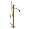 JTP Vos Brushed Brass Freestanding Bath Shower Mixer 1 JTP Vos Brushed Brass Freestanding Bath Shower Mixer -Contemporary Taps Sales Store 23534BBR P