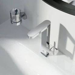 Grohe Plus Single-Lever Basin Mixer 1/2" L-Size with Waste - 23844003 -Contemporary Taps Sales Store 23844003 d2 460