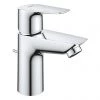 Grohe Start Edge Mono Basin Mixer with Pop-up Waste - 24315001 -Contemporary Taps Sales Store 24315001 P