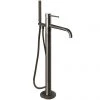 JTP Vos Brushed Black Freestanding Bath Shower Mixer 2 JTP Vos Brushed Black Freestanding Bath Shower Mixer -Contemporary Taps Sales Store 27534BBL P