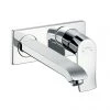 Hansgrohe Metris Wall Mounted Single Lever Basin Mixer with Waste (Long Spout) - 31086000 -Contemporary Taps Sales Store 31086000 P