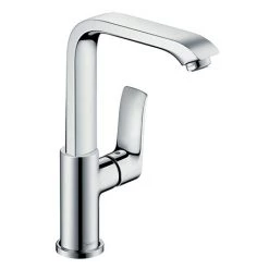 Hansgrohe Metris Single Lever Basin Mixer 230 with Swivel Spout and Pop-up Waste - 31087000