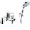 Hansgrohe Metris Bath Shower Mixer with Kit (Low Pressure) - 31422000 -Contemporary Taps Sales Store 31422000 P