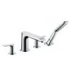 Hansgrohe Metris 4-hole Deck Mounted Bath Mixer - 31442000 -Contemporary Taps Sales Store 31442000 P