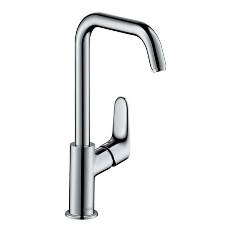 Hansgrohe Focus Single Lever Basin Mixer 240 with Swivel Spout without Waste - 31519000 3 Hansgrohe Focus Single Lever Basin Mixer 240 with Swivel Spout without Waste - 31519000