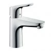 Hansgrohe Focus Single Lever Basin Mixer 100 with Pop-up Waste - 31607000 2 Hansgrohe Focus Single Lever Basin Mixer 100 with Pop-up Waste - 31607000 -Contemporary Taps Sales Store 31607000 P