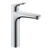 Hansgrohe Focus Single Lever Basin Mixer 190 with 2 Flow Rates and Pop-up Waste - 31658000 -Contemporary Taps Sales Store 31658000 P