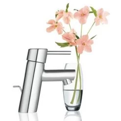 Grohe Concetto Mono Basin Mixer with Pop-up Waste - 32204001 -Contemporary Taps Sales Store 32204001 D2 460 1