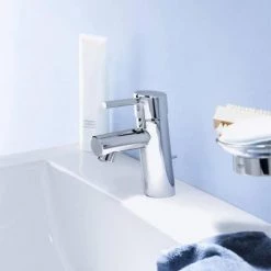 Grohe Concetto Mono Basin Mixer with Pop-up Waste - 32204001 -Contemporary Taps Sales Store 32204001 D3 460 1