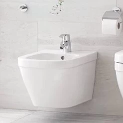 Grohe Eurosmart 1/2" S-Size Bidet Mixer with Pop-up Waste - 32929002 9 Grohe Eurosmart 1/2" S-Size Bidet Mixer with Pop-up Waste - 32929002 -Contemporary Taps Sales Store 32929002 D3 460
