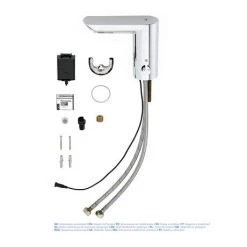 Grohe Bau Cosmopolitan E Infra-Red Electronic Basin Mixer - 36451000 -Contemporary Taps Sales Store 36451000 D3 460