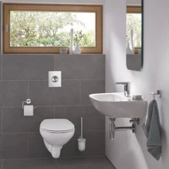 Grohe Bau Cosmopolitan E Infra-Red Electronic Basin Mixer - 36451000 -Contemporary Taps Sales Store 36451000 D5 460