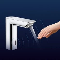 Grohe Bau Cosmopolitan E Infra-Red Electronic Basin Tap - 36452000 -Contemporary Taps Sales Store 36452000 D1 460