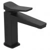 JTP Hix Matt Black Single Lever Basin Mixer -Contemporary Taps Sales Store 38001MB P