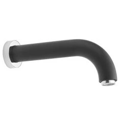 Tre Mercati Milan Black Wall Mounted Bath Spout - 63440