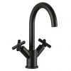 JTP Solex Matt Black Swivel Spout Basin Mixer -Contemporary Taps Sales Store 66181MB P
