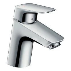 Hansgrohe Logis Single Lever Basin Mixer 70 without Waste (min. 0.2 Bar) - 71071010