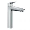 Hansgrohe Logis Single Lever Basin Mixer 190 with Pop-up Waste - 71090000 -Contemporary Taps Sales Store 71090000 P 1