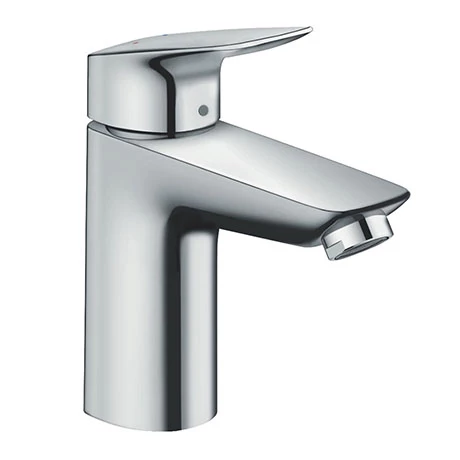 Hansgrohe Logis Single Lever Basin Mixer 100 without Waste (min. 0.2 Bar) - 71101010 3 Hansgrohe Logis Single Lever Basin Mixer 100 without Waste (min. 0.2 Bar) - 71101010