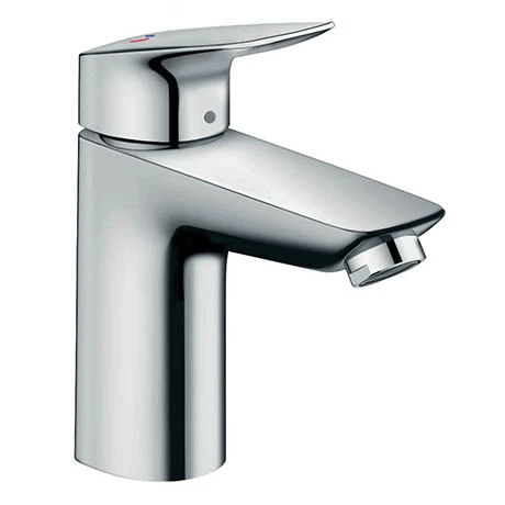 Hansgrohe Logis Single Lever Basin Mixer 100 CoolStart without Waste - 71103000 3 Hansgrohe Logis Single Lever Basin Mixer 100 CoolStart without Waste - 71103000
