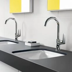 Hansgrohe Logis Single Lever Basin Mixer 210 with Swivel Spout and Pop-up Waste - 71130000 7 Hansgrohe Logis Single Lever Basin Mixer 210 with Swivel Spout and Pop-up Waste - 71130000 -Contemporary Taps Sales Store 71130000 D2 460