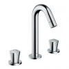 Hansgrohe Logis 3-Hole Basin Mixer 150 with Pop-up Waste - 71133000 -Contemporary Taps Sales Store 71133000 P