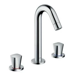 Hansgrohe Logis 3-Hole Basin Mixer 150 with Pop-up Waste - 71133000