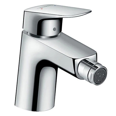 Hansgrohe Logis Single Lever Bidet Mixer 70 with Metal Pop-up Waste - 71203000 3 Hansgrohe Logis Single Lever Bidet Mixer 70 with Metal Pop-up Waste - 71203000