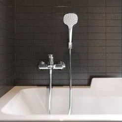 Hansgrohe Logis Exposed Single Lever Bath Shower Mixer - 71400000 -Contemporary Taps Sales Store 71400000 D1 460