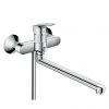 Hansgrohe Logis Single Lever Manual Bath Mixer with Long Spout - 71402000 -Contemporary Taps Sales Store 71402000 P