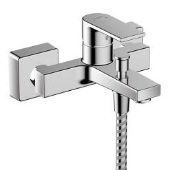 Hansgrohe Vernis Shape Exposed Single Lever Bath Shower Mixer - Chrome - 71450000