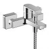 Hansgrohe Vernis Shape Exposed Single Lever Bath Shower Mixer with 2 Flow Rates - 71453000 -Contemporary Taps Sales Store 71450000 P