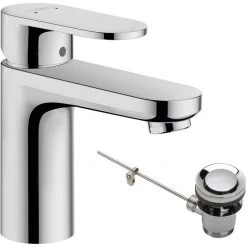 Hansgrohe Vernis Blend Single Lever Basin Mixer 100 with Pop-up Waste - 71559000
