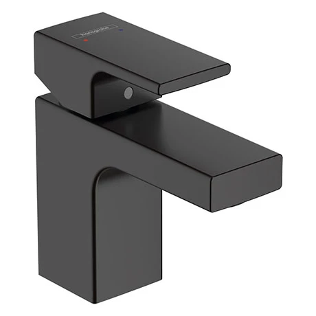 Hansgrohe Vernis Shape Single Lever Basin Mixer 70 with Pop-up Waste - Matt Black - 71560670 3 Hansgrohe Vernis Shape Single Lever Basin Mixer 70 with Pop-up Waste - Matt Black - 71560670