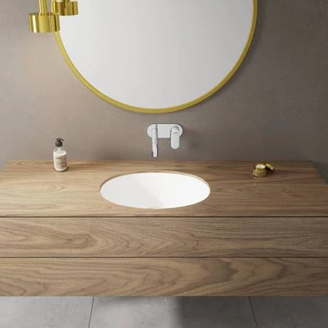 Hansgrohe Vernis Blend Wall Mounted Single Lever Basin Mixer - Chrome - 71576000 4 Hansgrohe Vernis Blend Wall Mounted Single Lever Basin Mixer - Chrome - 71576000 - Image 2