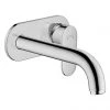 Hansgrohe Vernis Blend Wall Mounted Single Lever Basin Mixer - Chrome - 71576000 -Contemporary Taps Sales Store 71576000 P
