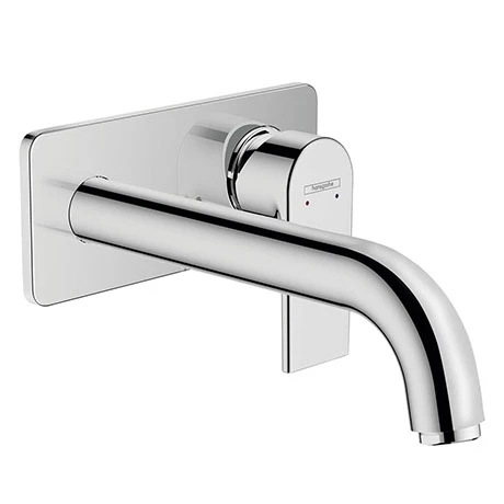 Hansgrohe Vernis Shape Wall Mounted Single Lever Basin Mixer - Chrome - 71578000 3 Hansgrohe Vernis Shape Wall Mounted Single Lever Basin Mixer - Chrome - 71578000