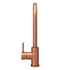 Alberta Modern Brushed Copper Kitchen Mixer Tap 9 Alberta Modern Brushed Copper Kitchen Mixer Tap -Contemporary Taps Sales Store ALKTBC D3 460