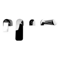 Bristan Alp 4 Hole Bath Shower Mixer -Contemporary Taps Sales Store ALP 4HBSM C D2 460