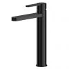 Toreno Round Black High Rise Mono Basin Mixer -Contemporary Taps Sales Store ARV470 P